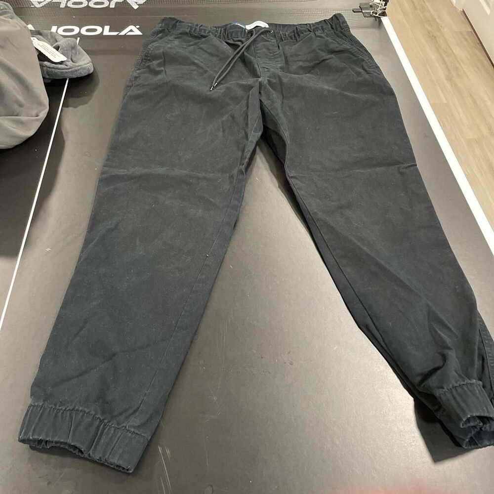 Old-navy Men's Black and Grey Trousers